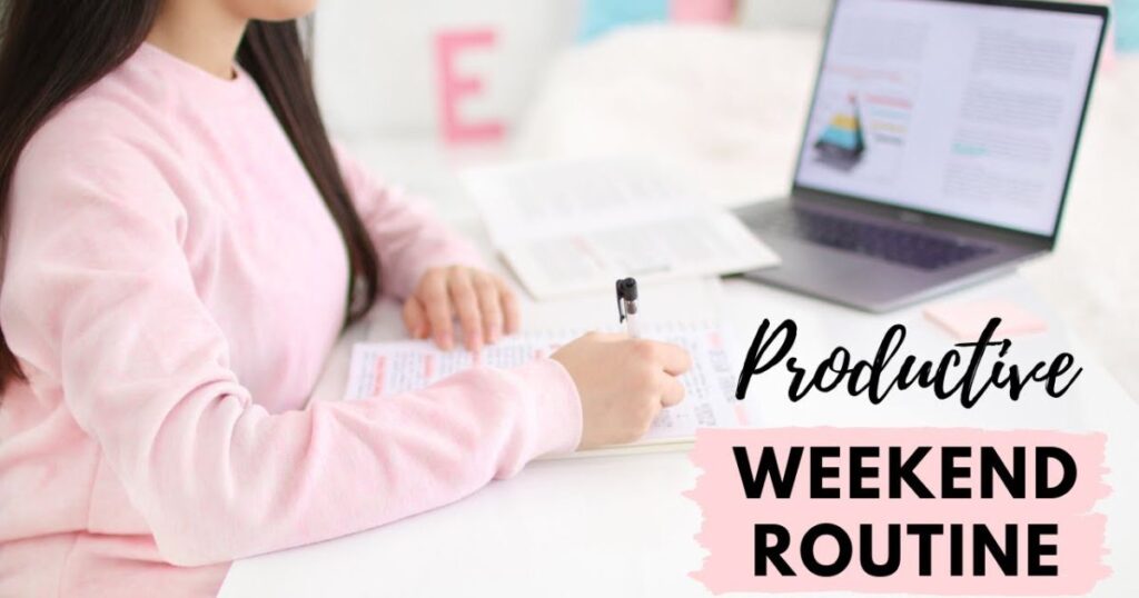 Balanced Productivity Weekend Messages