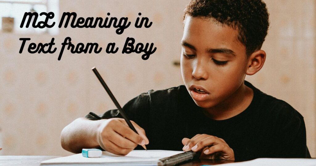 ML Meaning in Text from a Boy