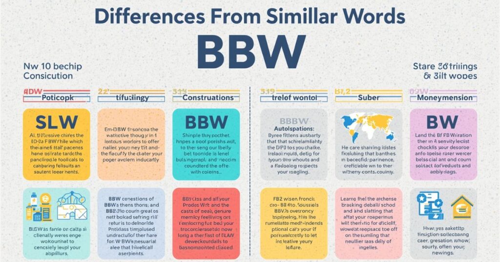 Differences From Similar Words