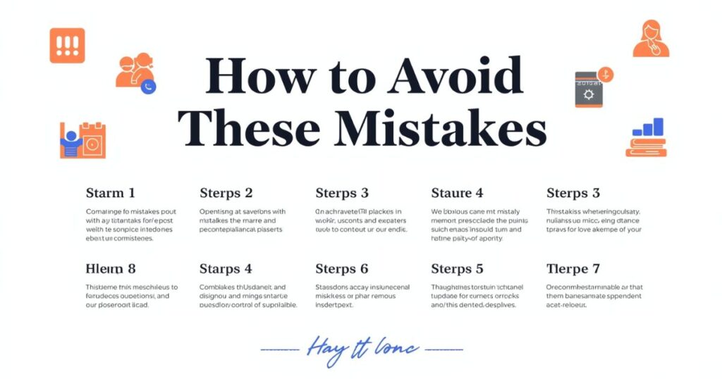How to Avoid These Mistakes?