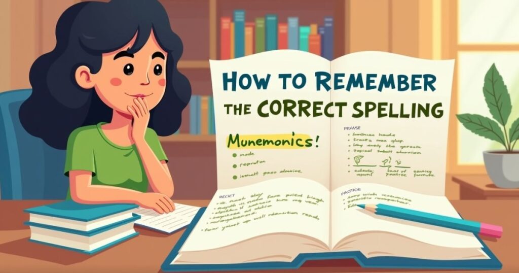 How to Remember the Correct Spelling?
