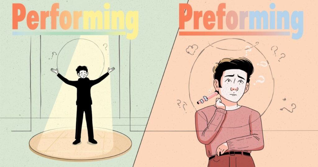 Performing vs Preforming: Present Continuous Confusion