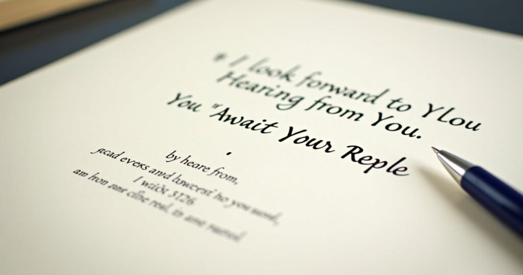 Top 2 Formal Alternatives to "I Am Waiting for Your Response"