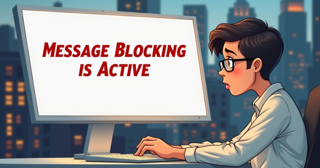 Common Reasons for the "Message Blocking is Active" Error