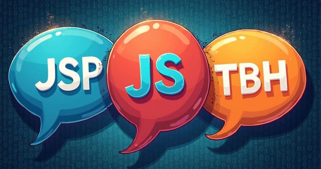 JSP vs JS vs TBH: Understanding Similar Slang