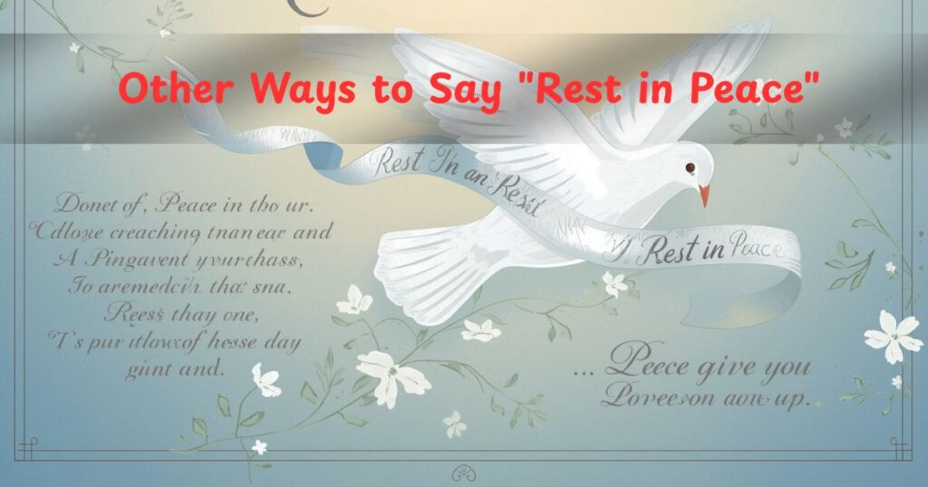 20 Other Ways to Say “Rest in Peace” (With Examples) – Heartfelt Alternatives for 2025