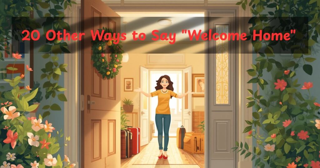 20 Other Ways to Say “Welcome Home”
