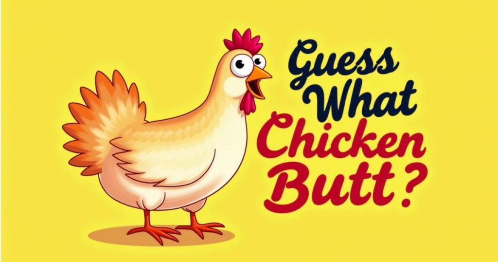 “Guess What Chicken Butt” – Its Meaning, Origin and Usage Explained