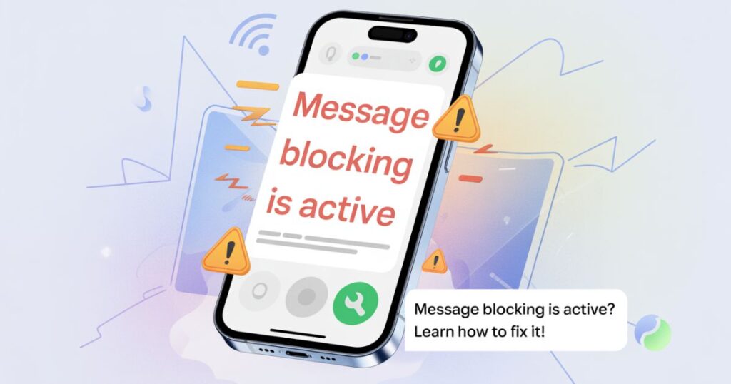 What Does Message Blocking Is Active Mean: How To Resolve It?